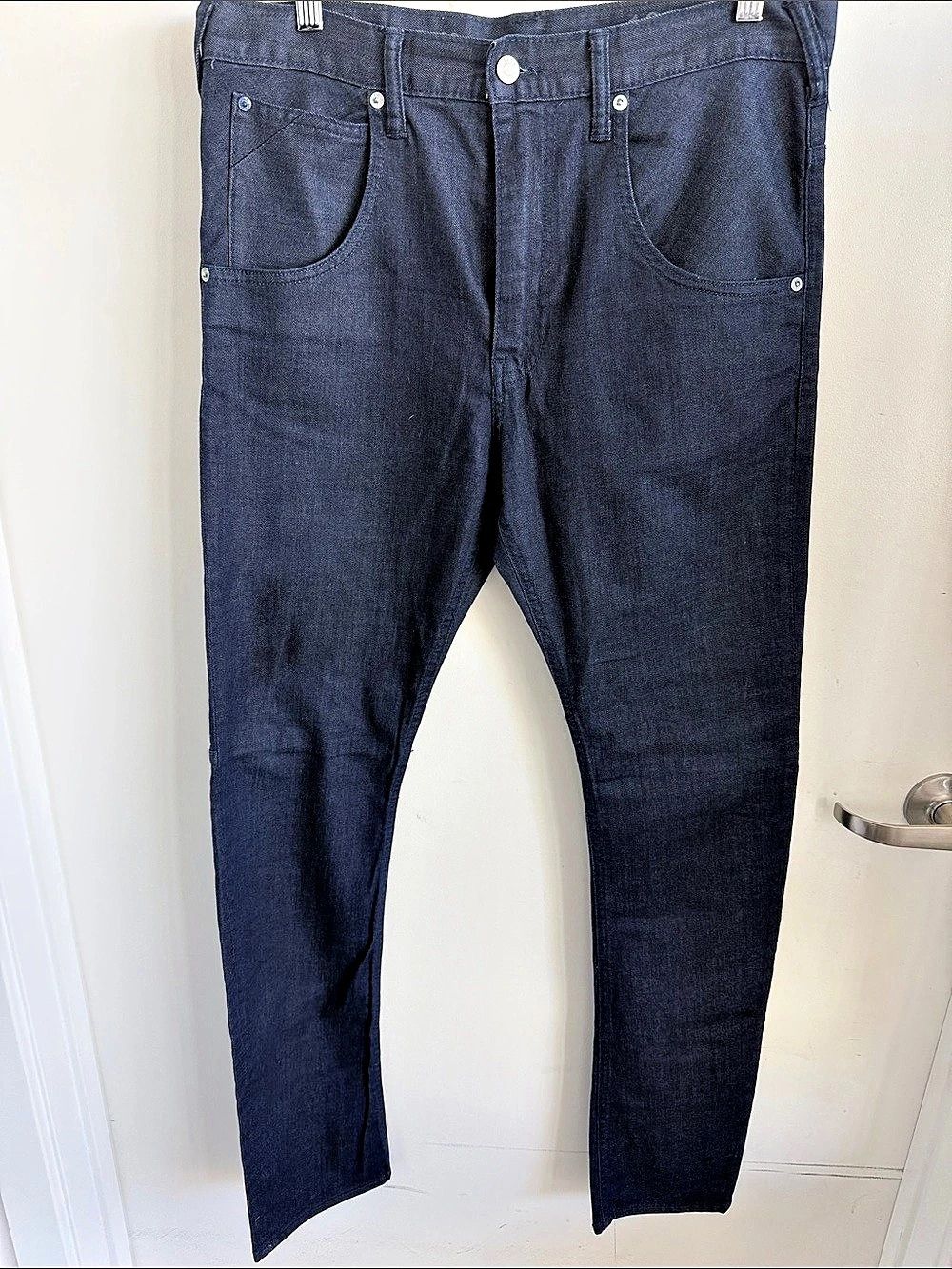 Vintage, GAP 1969 Slim Skinny Ringspun Denim Jeans Slim Jeans Blue Waist Size: 3